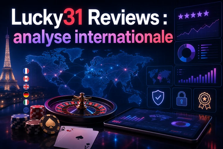 Lucky31 Reviews: analyse pour les joueurs francophones et internationaux