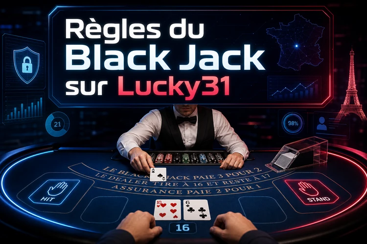 Règles du Black Jack sur Lucky31