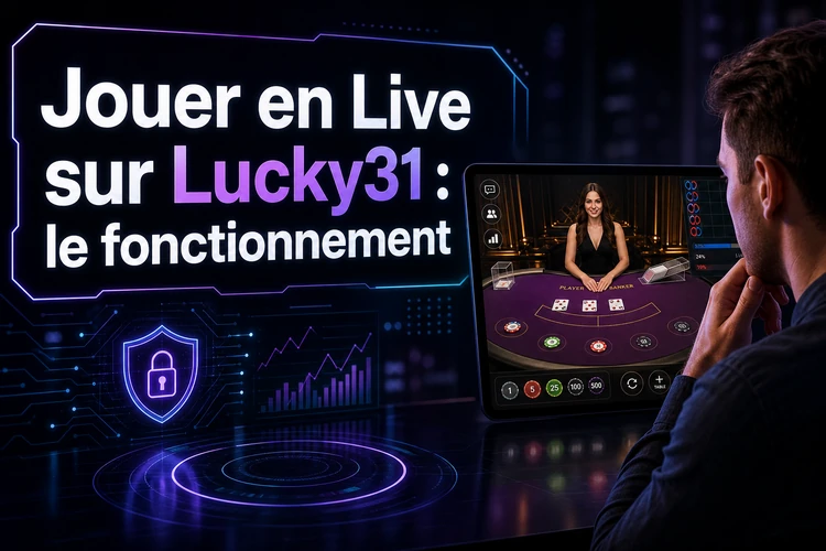 Jouer en Live sur Lucky31: le fonctionnement