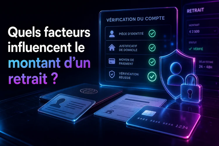 Quels facteurs influencent le montant d'un retrait?